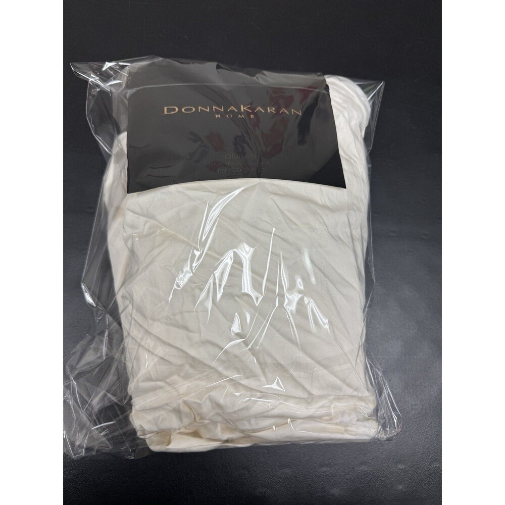 Donna Karan Home Silk Indulgence Cotton/Silk Queen Fitted Sheet